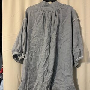 Free People Light Blue Casual Romper